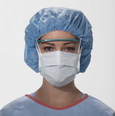 Mask Surgical THE LITE ONE Pleated Tie Closure One Size Fits Most Blue NonSterile Not Rated Adult (50/BX 6BX/CS) by O&M Halyard  ID 48100